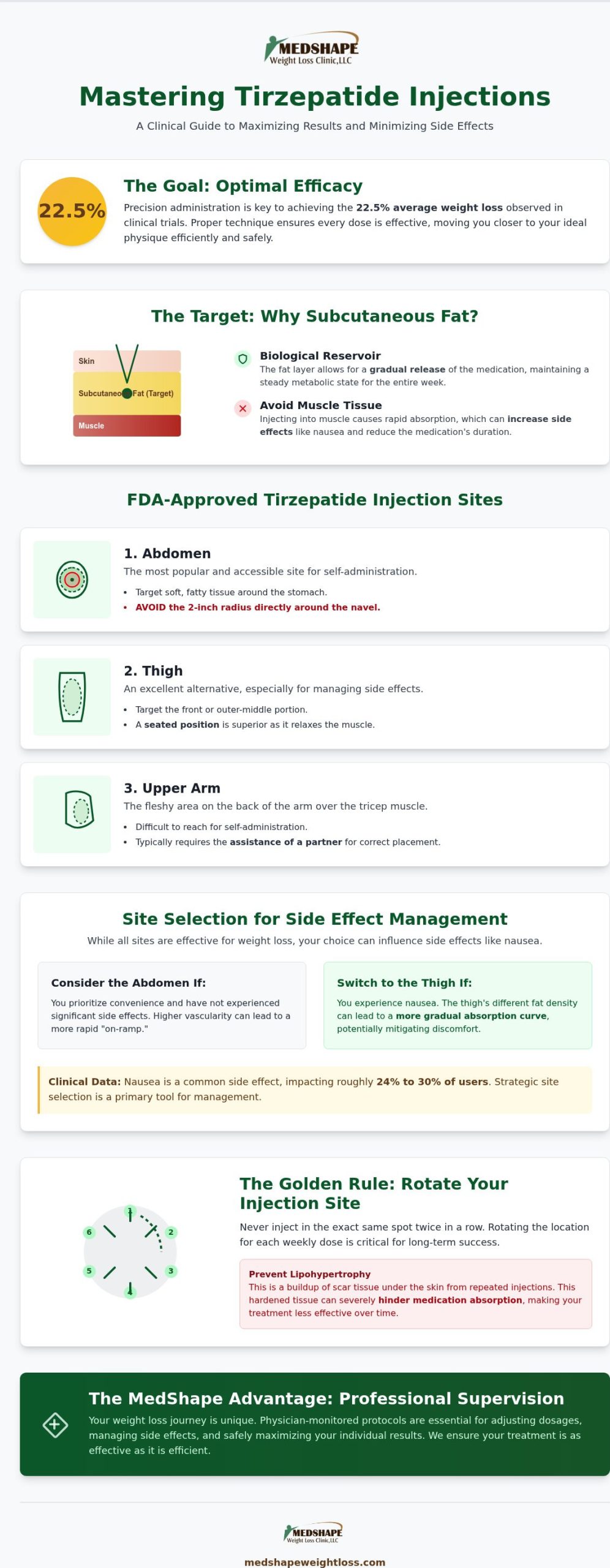 Tirzepatide Injection Sites: The Professional Guide to Optimizing Your Protocol