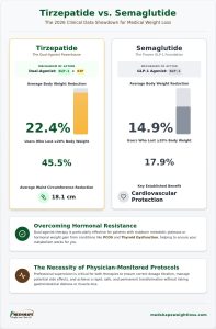 Tirzepatide vs. Semaglutide for Weight Loss: The 2026 Clinical Comparison